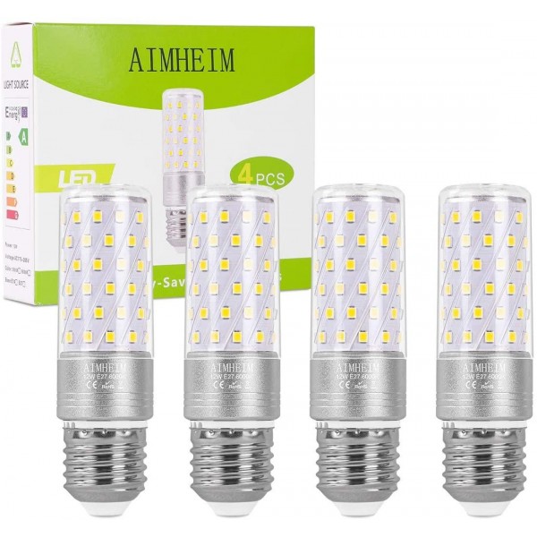 AIMHEIM 12W E27 LED lamp, 12W corresponds to 100W halogen lamp